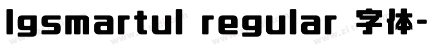 lgsmartul regular 字体字体转换